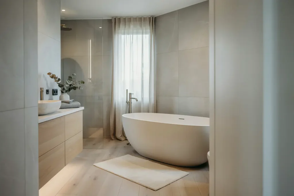 elinstallation vid badrumsrenovering i villa i keslund